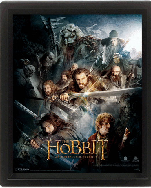 The Hobbit: An Unexpected Journey - Framed Poster with Mount Conditions Of Engagement