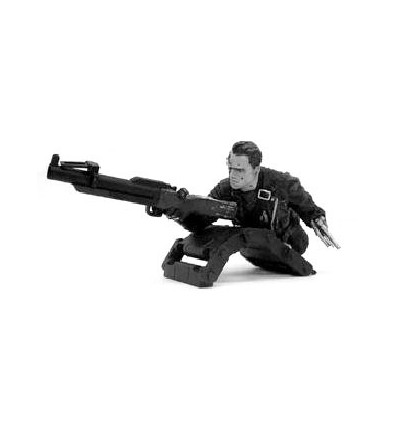 Terminator 2 - Trading Figurine Terminator T-800 - Last Shot - Noir et blanc