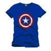 Marvel - T-Shirt Cobalt Captain America - Logo Bouclier