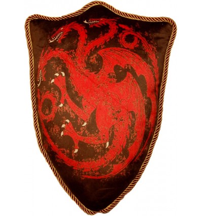 Game of Thrones - Coussin Blason Maison Targaryen - 56 cm