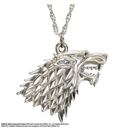 Game of Thrones - Stark Sigil (Sterling Silver) Necklace & Pendant