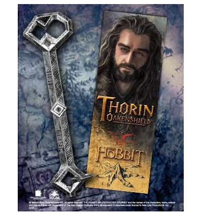 Le Hobbit - Set marque-page 3D Thorïn et stylo Clé d´Erebor