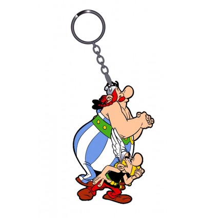 Asterix - Asterix & Obelix Rubber Keychain - 9 cm