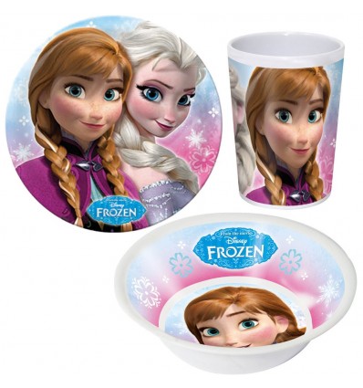La Reine des neiges - Set petit-déjeuner Anna et Elsa