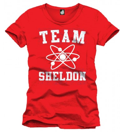 The Big Bang Theory - T-Shirt rouge Team Sheldon