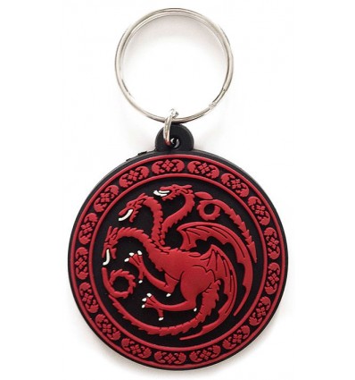 Game of Thrones - Porte-clés caoutchouc Emblème Targaryen