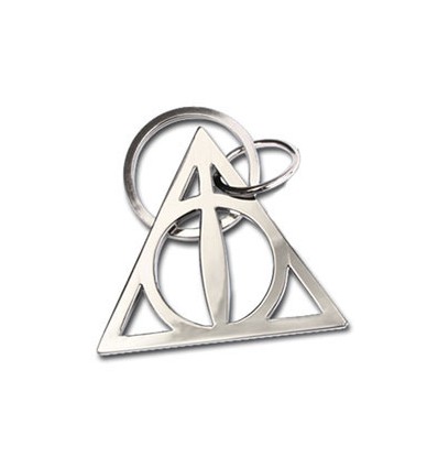 Harry Potter - Deathly Hallows Metal Keychain - 5 cm