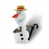 La Reine des neiges: Une fête givrée - Figurine Olaf avec chapeau - 5 cm