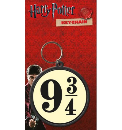 Rubber Keychain Keyring *OFFICIAL PRODUCT* Harry Potter 9 3/4