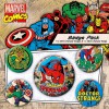 Marvel Comics - Pack 5 badges Spider-Man