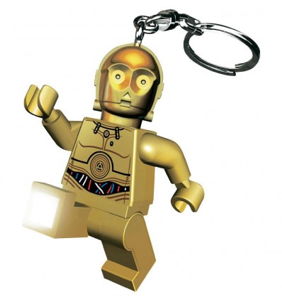 Lego Star Wars - Mini lampe de poche avec chaînette Z-6PO