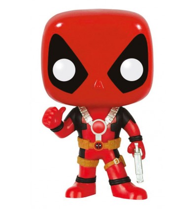 Marvel Comics - Deadpool with Thumb Up Bobble-Head POP figure - 10 cm