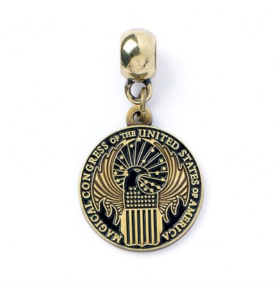 Fantastic Beasts - Owl Face Keychain (antique brass plated)