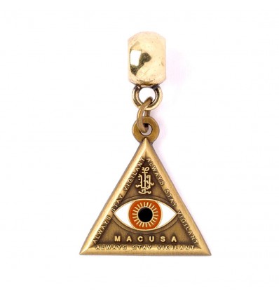 Fantastic Beasts - Triangle Eye (antique brass plated) Charm Pendant