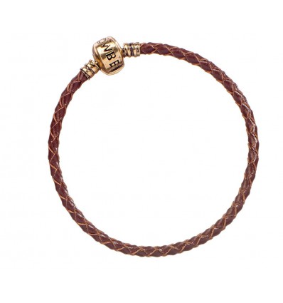 Fantastic Beasts - Brown Leather Bracelet for Slider Charm