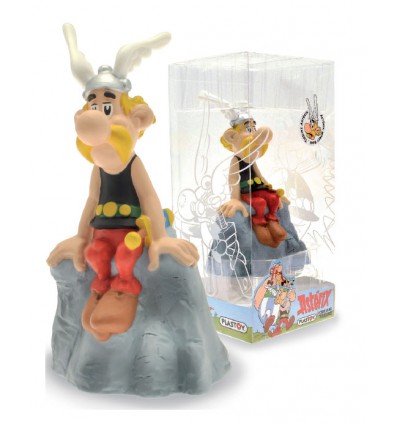 Astérix - Tirelire PVC Asterix sur Rocher - 14 cm