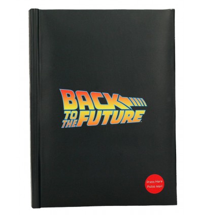 Back to the Future - Light up Notebook with Back to the Future Logo